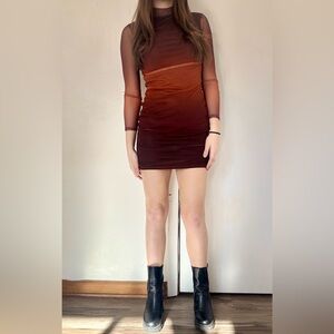 Prettylittlething Ombre Dress